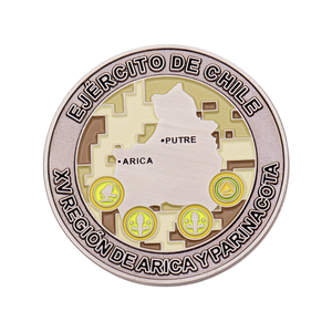 Tùy Chỉnh Giá Rẻ Chết Báo Chí Cá Nhân 5Cm Brass Thách Thức Đồng Xu Trống Áo Giáp của Thiên Chúa Chiến Binh Kỷ Niệm Đồng Xu - Product Image 5