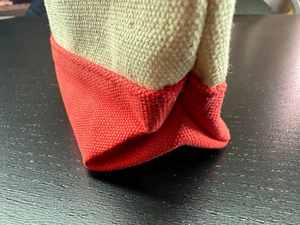 Pochette de rangement zippée en toile de coton pour femmes, grande taille 10*8*2 pouces, pour soins de la peau, articles dentaires et maquillage, pour sac à main et sac de voyage - Product Image 6