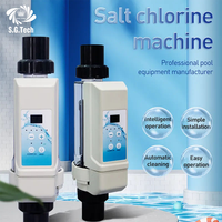 Générateur de chlore au sel Water Crown pour piscine, système d'eau salée avec affichage numérique, pour piscine et spa, vente en gros