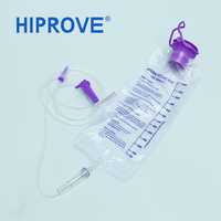 Kit de poches de perfusion entérale jetables avec anneau de suspension, poche translucide pour la nutrition entérale à l'hôpital et à domicile