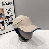 Casquette de surf pliable à séchage rapide avec sangle de menton réglable pour le surf, les sports nautiques et comme casquette de baseball