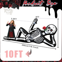 Nouvelle Sculpture Gonflable Artistique en PET pour Halloween, Décoration Extérieure pour Cour et Magasin, Accessoires de Présentation en Gros