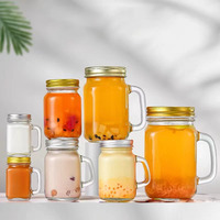 Verre à shot miniature de 120 ml avec couvercle et poignée, personnalisable avec logo