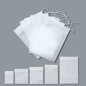 Wholesale Disposable Empty Tea Filter <b>Bags</b> with <b>String</b> Eco-friendly Non-woven Fabric Teabags - Product Image 5