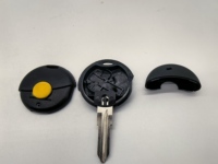 Coque de clé télécommande ABS à 1 bouton avec lame externe pour appareils intelligents Chine