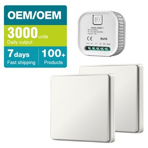 Vòng đời dài AC 100-240V không dây tường thiết bị chuyển mạch không có pin ABS đèn không dây quạt điều khiển từ xa không dây tường thiết bị chuyển mạch - Product Image 2