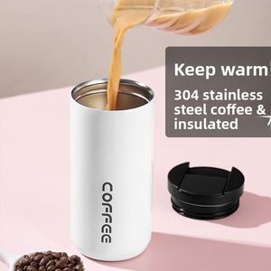 Nouvelle tasse à café isotherme en acier inoxydable 304, double paroi sous vide, isolation thermique de 6 à 12 heures, portable, moderne et simple - Product Image 3