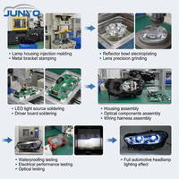 Ensemble de phares à LED Junyo pour Audi Q5 2008-2012, mise à niveau des modèles anciens et nouveaux avec des projecteurs LED et des feux de jour