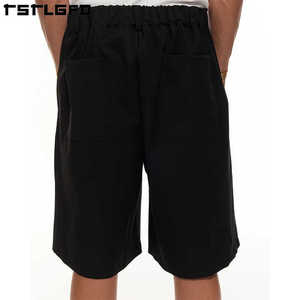 Pantaloncini da Uomo con Zip e Bottoni, Stile Uniforme, Streetwear, da Lavoro, <span class=keywords><strong>Bermuda</strong></span> <span class=keywords><strong>in</strong></span> Cotone Poliestere 380gsm con Doppia Piega al Ginocchio - Product Image 6