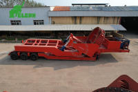 Trailer Semi Low Bed Tri-axle untuk Transportasi Berat, Khusus untuk Baling-baling Turbin Angin, Laris Terjual