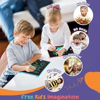 Tablette d'écriture LCD colorée pour enfants, outils de dessin, tablette d'écriture LCD, 8,5, 10, 12 pouces, effacement partiel, tablette d'écriture/dessin LCD