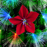 Sapin de Noël artificiel de luxe pré-éclairé de 90 cm, lumières LED multicolores, sapin de pin, décoration intérieure, haute qualité, écologique, imperméable