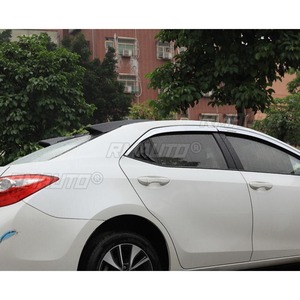 Para Toyota Corolla Levin 2014-2018: Alerón Trasero de Techo, Embellecedor de Ventana Triangular Trasera Tipo Aleta de Tiburón, Cubierta de Ventana Lateral Trasera - Product Image 4