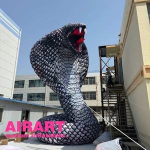 มาสคอตงูเหลือมเป่าลมขนาดยักษ์ลูกโป่งรูปปั้นงูขนาดใหญ่แบบเป่าลมสำหรับตกแต่งกิจกรรมธีมสวนสัตว์ - Product Image 1