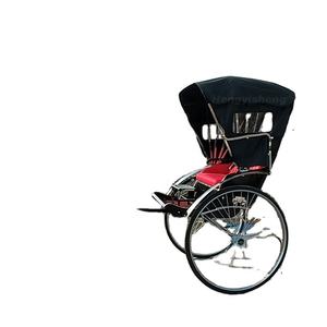 Rickshaw Romántico y clásico Rickshaw Venta caliente de alta calidad Rickshaw negro de dos filas - Product Image 2