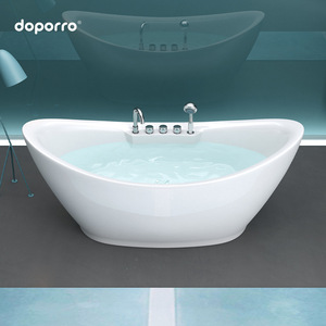 <span class=keywords><strong>Baignoire</strong></span> autoportante Doporro Allemagne pour adulte, usage domestique, <span class=keywords><strong>baignoire</strong></span> double, hôtel, maison d'hôtes, avec jupe complète et robinet, longueur 1,8 m - Product Image 3