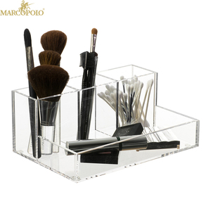 La migliore vendita <span class=keywords><strong>plexiglass</strong></span> makeup brush holder fornitore di oro - Product Image 2