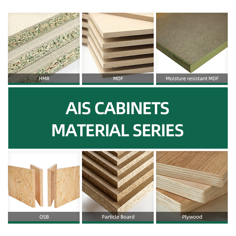 AIS Modern Minimalistic Style Designs Small Complete Custom Home Furniture L Shaped Melamine Unit Cabinets Kitchen With Sink · image 3