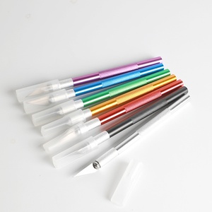 <span class=keywords><strong>Couteau</strong></span> à découper bricolage fait main en alliage d'aluminium avec lame en acier pour la découpe de film de téléphone portable en métal - Product Image 5