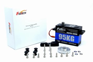 <span class=keywords><strong>Servo</strong></span> Motor sin Escobillas Feetech FT-<span class=keywords><strong>995</strong></span>-C001 de 70-150KG con Gran Torque, <span class=keywords><strong>Servo</strong></span> Impermeable con Engranajes Metálicos para Coche/Barco RC 1/5 - China Continental - Product Image 5