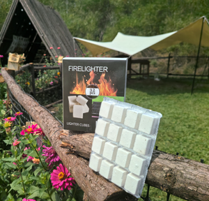 Camping BBQ Grill Cheminée Poêle à bois et à granulés Fibre Tinder Firelighter Quick Emergency Waterproof Cotton Natural Fire Starter - Product Image 1