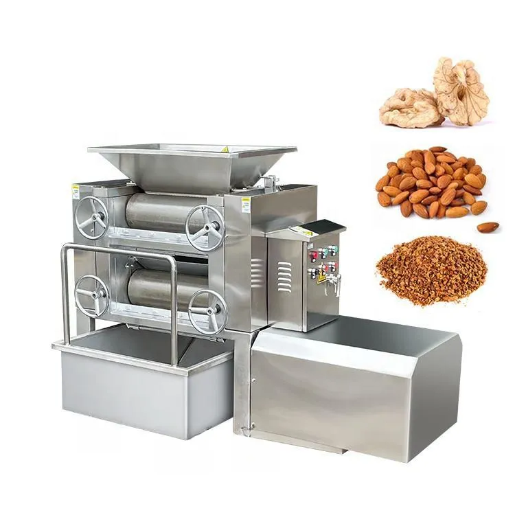 Automatic Walnut Almond Cutter Peanut Chopper Machine Nuts Grinding Cutting Machine Peanut Crushing Equipment/pulverizer