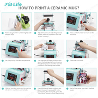 Machine à presser les tasses à sublimation PYD Life, nouvelle mini-machine RTS pour canettes en verre de 18 oz, 11 oz et 15 oz