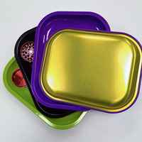 Ensemble d'accessoires pour fumer personnalisés 2023, kit à tabac, plateau à rouler en métal, moulin à herbes, kit à fumer