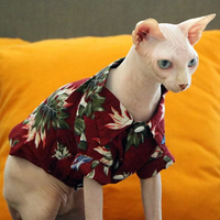 Chemise d'été pour animaux de compagnie MRCOPETAL Costume hawaïen Cool Puppy Vêtements respirants Fashion Cats Apparel for Kitty Cat Clothes Shirt