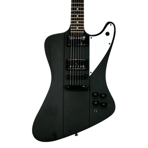 Guitarra Eléctrica Hardluck Kings Ultra Rare de Eastern Music, Modelo Firebird SPIDER, 18 Piezas, Color Negro Mate, con Estuche Rígido - Product Image 4
