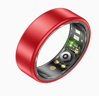 Bague connectée intelligente en alliage d'aluminium à surface mate pour la santé : moniteur de fréquence cardiaque, d'oxygène sanguin, de sommeil et podomètre sportif – Vente en gros