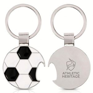 Llavero Mini Destapador de Botellas de Aleación de Zinc con Logotipo Personalizado, Ideal para Aficionados al Fútbol - Product Image 1