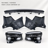 Ensemble complet de pare-chocs avant et arrière LinTech pour Tesla Model 3, kit carrosserie de remplacement compatible OEM, fournisseur d'usine en gros