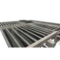 Système de convoyage à rouleaux modulaire automatique QIANRUN GTL01 Série 380V, capacité de 10-500 kg/m, pour palettes, assemblage motorisé