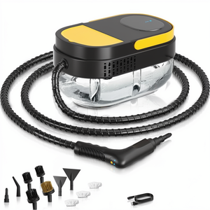 Gautye 3-Level Adjustable Handle <b>Steam</b> <b>Cleaner</b> 15s Heat-Up 1.6L Tank Portable Handheld 3 Bar <b>Steam</b> Pressure 16 Accessories - Product Image 3