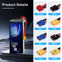 Batterie de drone FPV DUPU 6S 10000mAh 16800mAh 22000mAh 30000mAh 10Ah 16Ah 22Ah 30Ah, packs de batteries Lipo semi-solides pour UAV