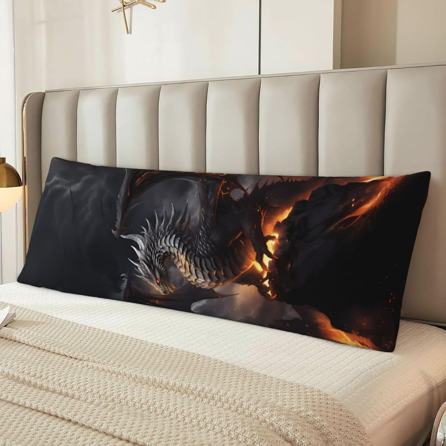 Almohadas de cuerpo de dragón: suaves, acogedoras y personalizables