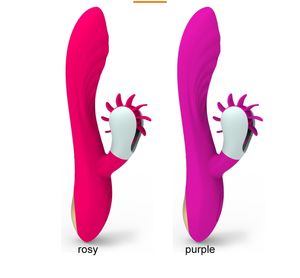 Stimulateur du point G, vibrateur, suceur clitoridien en forme de langue, fonctions de léchage et de succion, masturbateur pour clitoris, suceur vibrant pour clitoris - Product Image 5