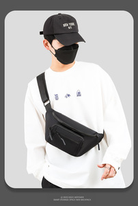 Custom Fashion Travel Casual Fanny Packs for <b>Man</b> Print Designer Mens Fitness Hip Belt <b>Pouch</b> Bum Waist Bag - Product Image 5