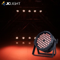 Al Aire Libre 54*3W Rgbw luces de escenario para Dj boda Disco IP65 Flat Parled Dmx impermeable Led Par Light