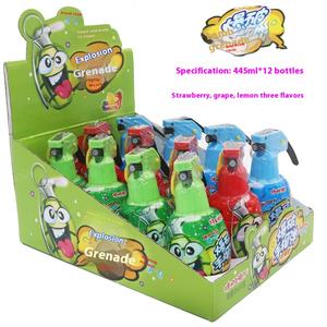 Caramelo en aerosol de Granada explosiva-Dulces en aerosol con sabor a fruta, Caramelos de juguete de ocio para niños, Aperitivos en forma de granada de mano - Product Image 2