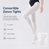 Medias de Ballet Convertibles Personalizadas para Mujer con Orificio para el Pie, Medias de Danza Suaves y Elásticas para Entrenamiento en Estudio, Venta al Por Mayor