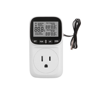 Điều khiển nhiệt độ ổ cắm nhiệt chúng tôi cắm với bộ đếm thời gian chuyển đổi sưởi ấm làm mát cho tủ lạnh nuôi trồng thủy sản - Product Image 6