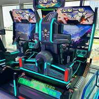 Jeux de combat aérien 3D haut de gamme, grands jeux 3D à vol libre plus réalistes, fonctionnant à monnayeur, à vendre