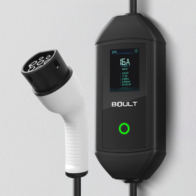 New Condition Type1 Type2 Portable EV Charger with Single Phase 3.5kw 7KW EVSE for Electric Vehicle