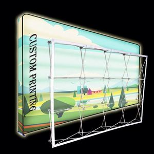 Esencial para Ferias Comerciales, Caja de Luz Plegable de Entrega Rápida 3*4 con Gráficos Vibrantes - Product Image 1