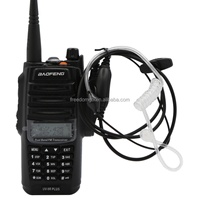 Écouteur tube acoustique transparent noir étanche 3,5 mm pour talkie-walkie radio bidirectionnelle portable d'hôtel, vente en gros usine 2026