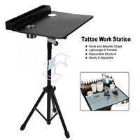 Support portatif de Table de bureau de tatouage détachable de Kissure avec la station de travail de tatouage de boîte d'encre pour des meubles de tatouage