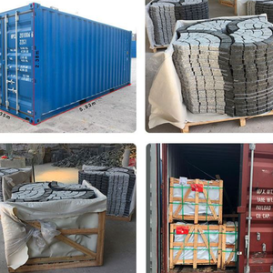 Pietre Naturali per Esterni, Ciottoli in Granito Grigio, Pietre per Pavimentazione a Forma di Ventaglio, Tappeti per Pavimentazione in Rete, Pietre per Pavimentazione in Granito e Ardesia - Product Image 6