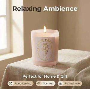 Vela Aromática de Cera de Soya, Decoración para el Hogar, Regalo, OEM, Muestra de Lote Pequeño - Product Image 2